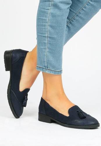 Pantofi casual yareli albastri