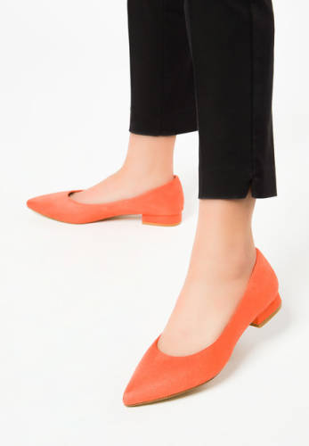 Pantofi dama danalis portocalii