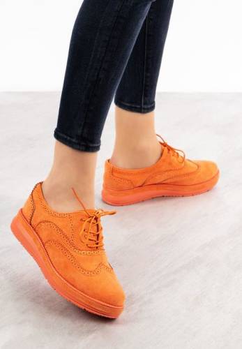 Pantofi oxford castelo portocalii