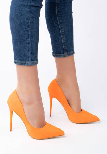 Pantofi stiletto elama v2 portocalii