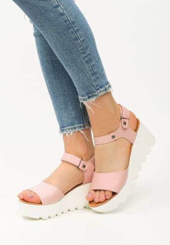 Sandale cu platforma sundance roz