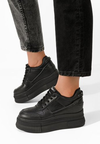 Sneakers cu platformă alavara negri