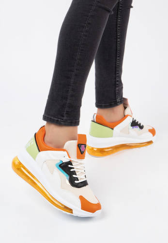 Sneakers cu platforma hypnotic portocalii