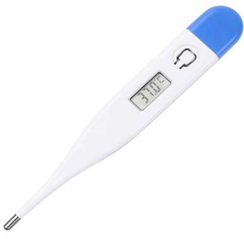 Termometru digital iuni t12, afisaj electronic, baterie inclusa (alb/albastru)
