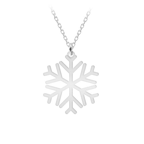 Snowflake - colier personalizat argint 925 cu pandantiv fulg