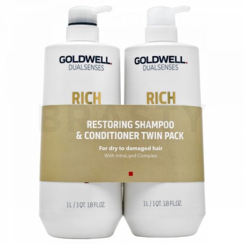 Goldwell dualsenses rich repair restoring duo set pentru păr deteriorat 2 x 1000 ml