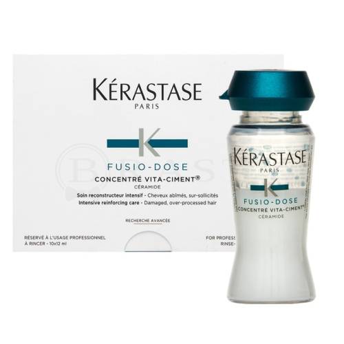 Kérastase fusio-dose concentré vita-ciment intensive reinforc tratament pentru par pentru păr slăbit 10 x 12 ml
