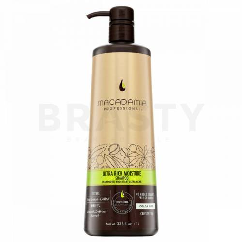 Macadamia professional ultra rich moisture shampoo șampon de netezire pentru păr ondulat si cret 1000 ml