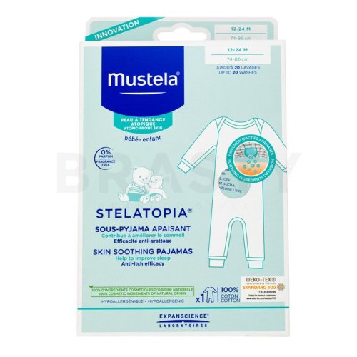 Mustela bébé stelatopia skin soothing pajamas 12-24 months pentru copii