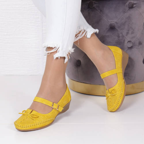 Pantofi croita yellow
