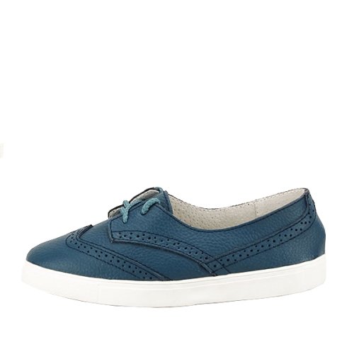 Pantofi oxford albastri carla m4