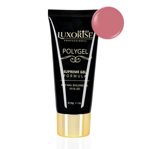 Polygel supreme gel luxorise, dusty pink lx010