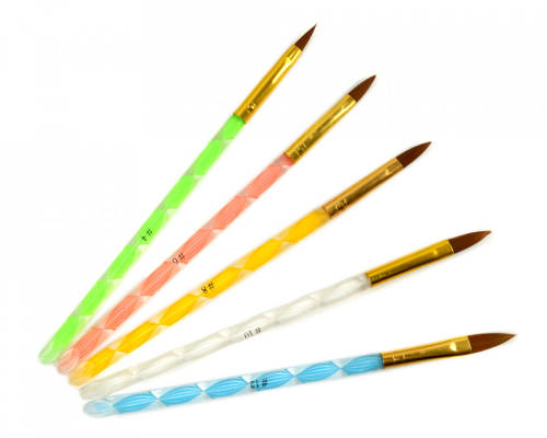 Set 5 pensule manichiura acryl