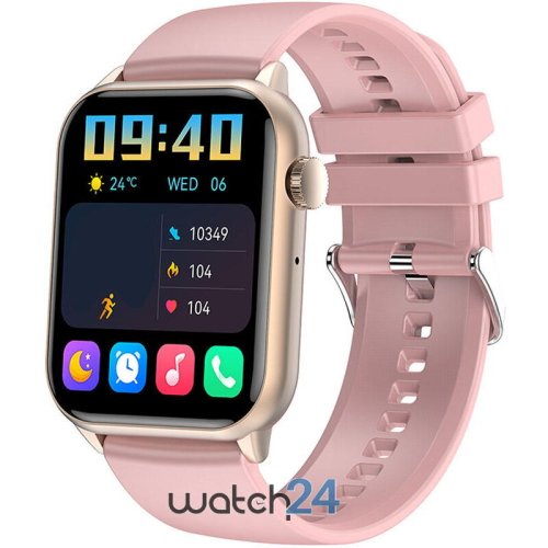 Smartwatch cu display 1.85 inch, baterie 260mah, ciclu menstrual, apel bluetooth, bataile inimii, nivel oxigen, tensiune arteriala, moduri sport, calorii, vreme, monitorizare somn s619