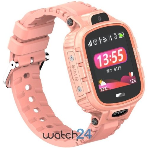 Smartwatch pentru copii cu functie telefon (sim), localizare gps, alerta ceas desfacut, mesaje vocale, pedometru, cronometru, buton sos, camera foto, s300