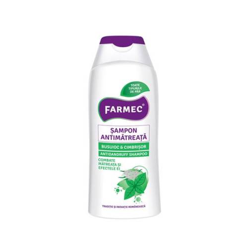 Șampon antimătreață busuioc și cimbrișor 200 ml