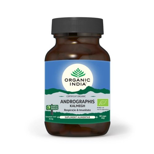 Andrographis - respiratie si imunitate, 60 caps veg, organic india