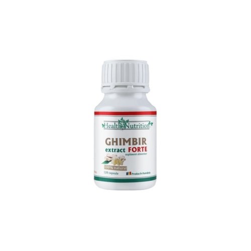 Ghimbir extract forte, 120 cps - health nutrition