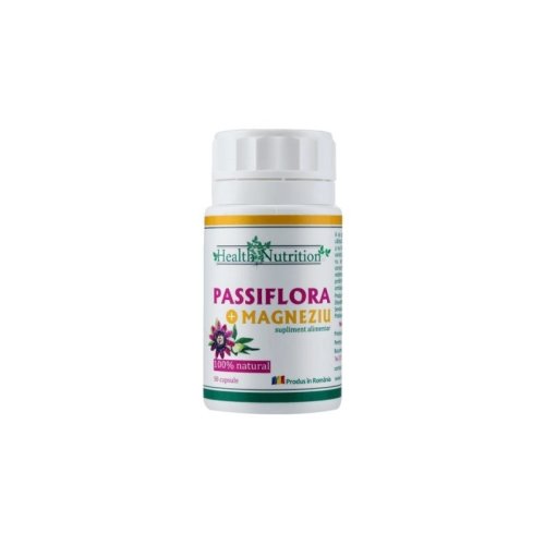 Passiflora cu magneziu, 90cps - health nutrition