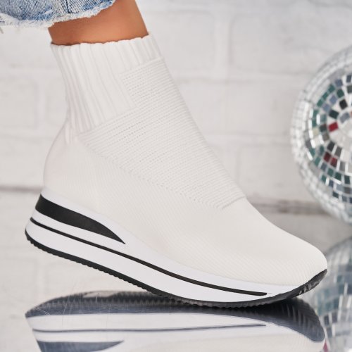 Sneakersi dama textil albi sanrevelle x8971