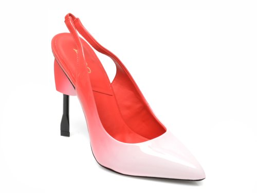 Pantofi aldo rosii, cupida600, din piele ecologica