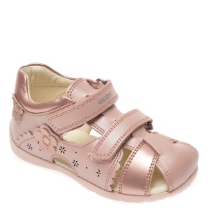 Pantofi geox roz, b0251a, din piele naturala