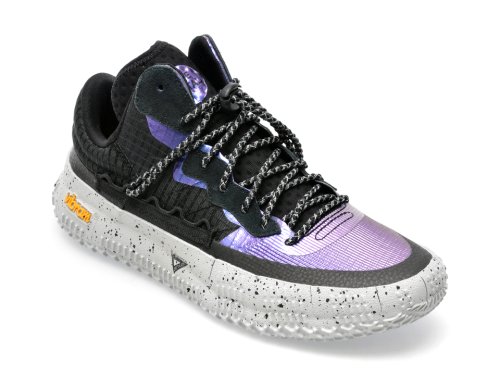 Pantofi sport black brand negri, m550bb, din material textil si piele ecologica
