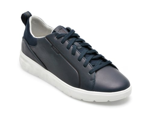 Pantofi sport geox bleumarin, u25e7b, din piele naturala