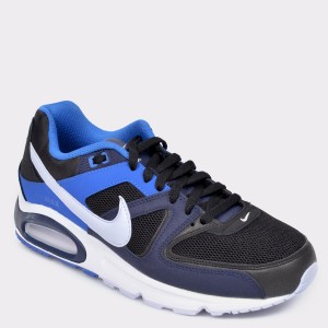 Pantofi sport Nike negri, air max command, din material textil si piele naturala