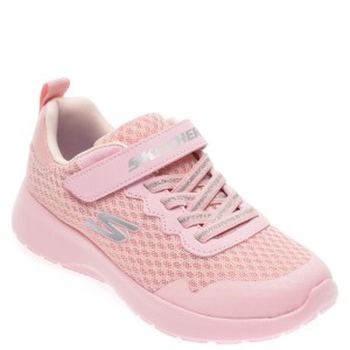 Pantofi sport skechers roz, dynamight lead runner, din material textil