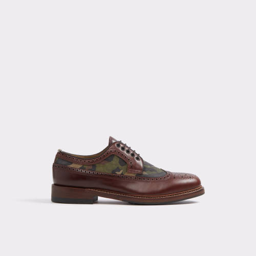 Pantofi eleganti maro, pentru barbati, aldo - brant22, din piele naturala