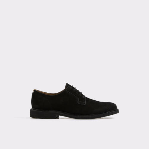 Pantofi eleganti negri, pentru barbati, aldo - estco97, din piele intoarsa
