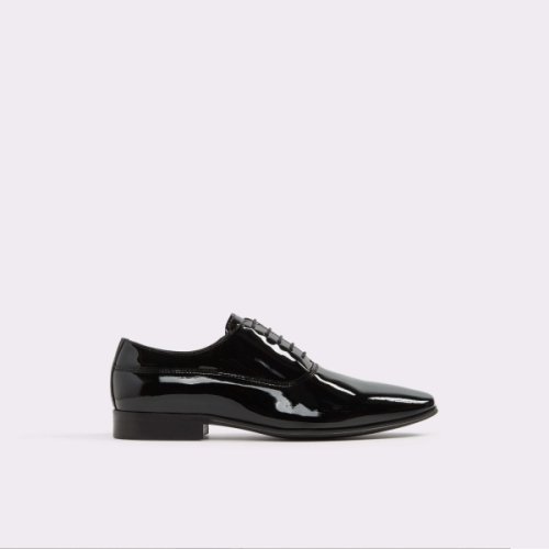 Pantofi eleganti negri, pentru barbati, aldo - stolf95, din piele naturala