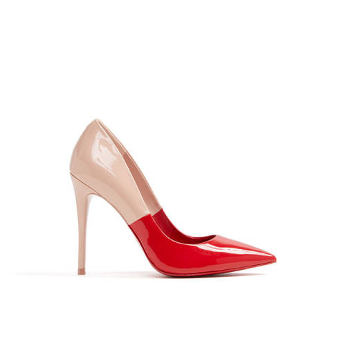 Pantofi rosii, de dama, aldo stessy, din piele ecologica