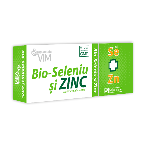 Bio-seleniu + zinc 30cpr suplimente vim