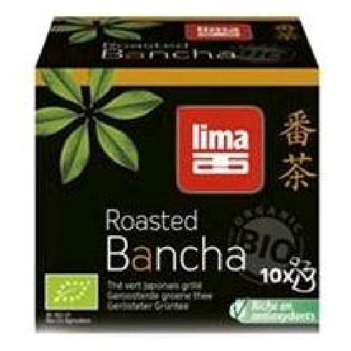 Ceai verde japonez bancha prajit bio 10pliculete 15gr lima