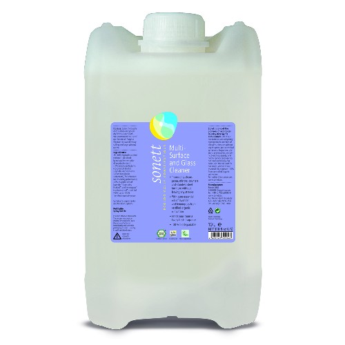 Detergent ecologic pentru sticla si slte suprafete 10l sonett