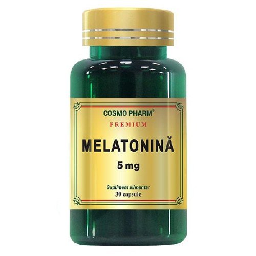 Melatonina 5 mg, 30 cps, cosmo pharm