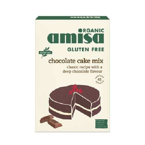 Mix pentru tort cu ciocolata fara gluten bio 400gr amisa