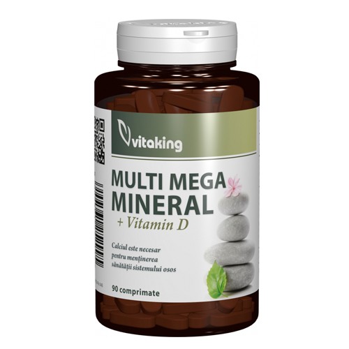Multi mega mineral + vitamina d 90cpr vitaking