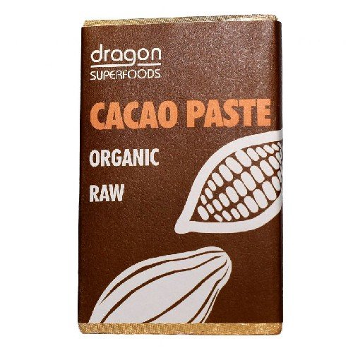 Pasta de cacao (liquor) raw bio 200gr dragon superfoods