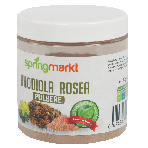 Pulbere de rhodiola rosea 80gr springmarkt