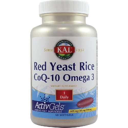 Red yeast rice coq-10 omega 3 60cps secom