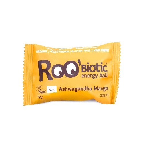 Roobiotic bila energetica cu probiotice -ashwaganda/mango- 22g