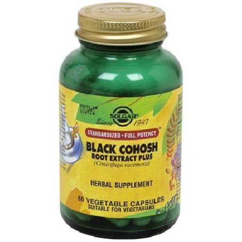 Spf black cohosh root extract (cimcifuga) 60cps solgar