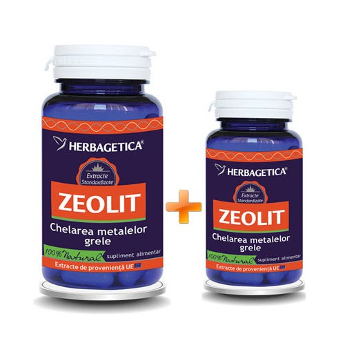 Zeolit detox 60+30cps herbagetica