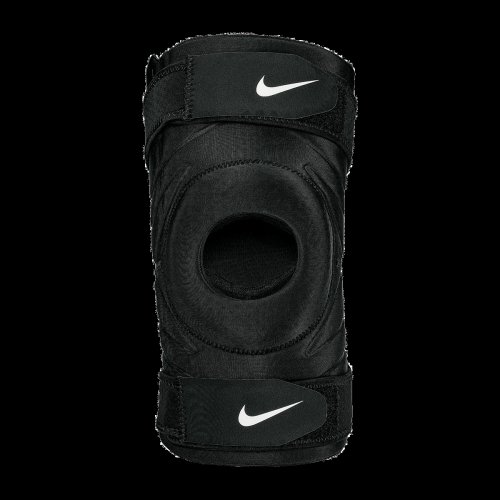 Nike pro open knee sleeve with strap bla