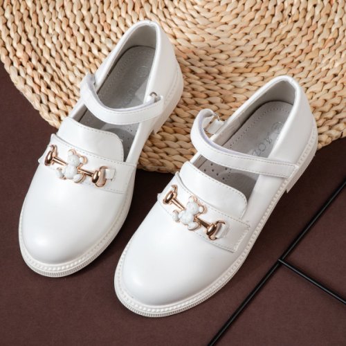 Pantofi fete lucy albi #16804