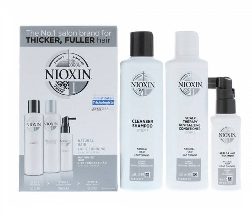 Nioxin system 1 pachet tratament anticadere normala pentru par natural 350ml