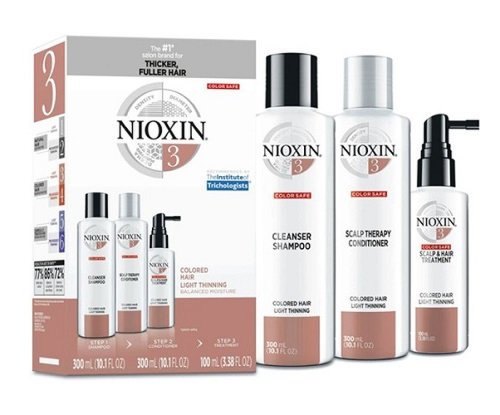 Nioxin system 3 pachet anticadere normala pentru par vopsit, 700ml